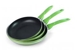 China Colored LFGB 26cm Stackable Cookware Sets Without Lid supplier