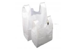 China Packaging As4736 Compostable Food Bags With Handles Pe Plastic Poly Material supplier