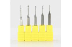 China Tungsten Carbide Flat End Mill Cutter Micro Diameter For Aluminum Alloy supplier