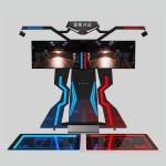 Development VR System Easy Operate VR Shooting Game Machine with Max Capacity 600kg for sale