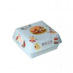 Disposable Food Packaging Kraft Paper Food Grade Fast Food Burger Box Customization Recycled Materials Customized Logo Acceptable for sale