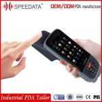 NFC Portable Fingerprint Reader Handheld PDA Devices With 8mp Camera for sale