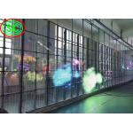 SMD 2525 Full Color Transparent LED Screen G7.8125 Transparent Glass Screen for sale