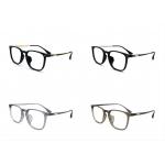Rectangle Shape Adjustable Temple Pure Titanium Spectacles 839