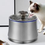 Stainless Steel Electric Running Water Fountain Filter Cat Intelligent Dispenser for sale