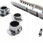 316L Plastic Extruder Twin Screw Barrel For PVC Machine for sale