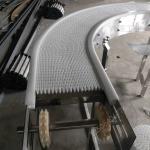                  Transverse Roller Top 26% Open Pitch Plastic Modular Belt for Used Tire Transmission              for sale