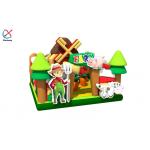 Outdoor Inflatable Bouncy House With Slide Farm Inflatable Castle For Kids for sale
