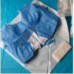 Light Weight Doctors Surgical Gown Flexible Contoured Styling Degradabl for sale