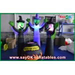 210D Oxford Cloth Inflatable Scary Ghosts and Magic Jar with LED Lighting for Halloween for sale