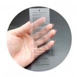 Rectangle Transparent PVC 0.1 Mm Jewelry Hang Tags for sale