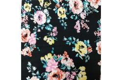 China Environmental Printing Patterned Rayon Fabric , Soft Solid Rayon Fabric supplier
