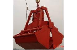 China Electric Hydraulic Clamshell Crane Grab Dredging Grab For Ship Crane supplier