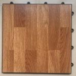 Dark Wood Interlocking Portable Dance Floor Tile 300x300x12mm for sale