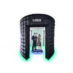 OEM Silver Photo Booth Enclosure Inflatable Picture Booth For Openings Market Activities for sale