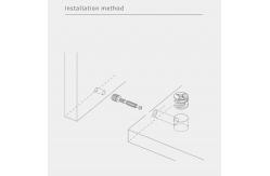 China Steel Cam Fitting Screw 41mm Furniture Panel Connector With Long Lasting Stability supplier
