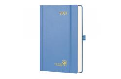 China Hardcover Blue 2023 Daily Planner , Monthly Weekly Schedule 1 Page Per Day Planner supplier