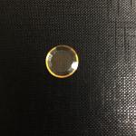Yellow Round Engraved 0.1-0.5mm Sapphire Crystal Jewelry for sale