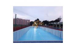 China Custom Prefabricated Outdoor Swimming Pool Zn-Al-Mg Steel Competition Swimming Pool supplier