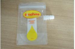 China Clear Stand Up Yellow Spout Pouch Packaging Reusable for Liquid Packaging supplier