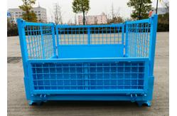 China Stackable Collapsible Pallet Cage Empty Stillages Bin 1.5T Load 1000x800mm supplier