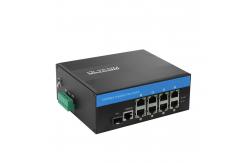 China IEEE802.3Af/At Manageable Switch Poe 8 Port supplier