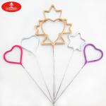 225mm Firework Sparkler Morning Glory Star Heart Shaped Indoor Electric Sparklers for sale