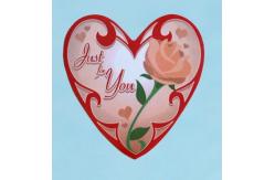 China Heart Shape Notebook Self Adhesive Sticker With Cartoon Patterns supplier