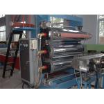 Plastic Sheet Extruder Machine , Double Screw Bule Plastic PVC Sheet Production Line for sale