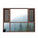 Horizontal Opening Casement Windows Aluminium Wood Composite Windows