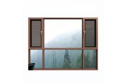 China Horizontal Opening Casement Windows Aluminium Wood Composite Windows supplier