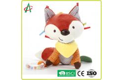 China 25cm Baby Plush Rattle Cute Fox Music Playing EN71 Standard supplier