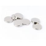 Industrial NdFeB Disc Magnet / N45 Neodymium Magnets Silver Coating for sale