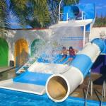 Water Amusement Spray Park Facilities Kids Swimming Pool Fiberglass Water Slide for sale
