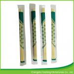 21cm Nature Round Bamboo Chopsticks Disposable With Full Opp packing for sale