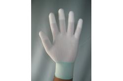 China 10e9 Ohm Nylon Palm Finger Coated Anti Static ESD Hand Gloves supplier