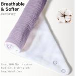 Soft Triangular Muslin Cotton Bibs Infant Feeding Bib For Unisex Baby