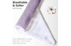 China Soft Triangular Muslin Cotton Bibs Infant Feeding Bib For Unisex Baby supplier