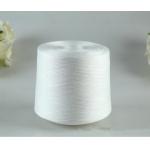 Sewing Weaving Raw White Yarn Paper Cone  20 / 2 30 / 2 40 / 2 Abrasion Resistance for sale