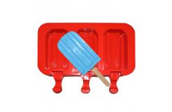 China OEM / ODM Silicone Ice Pop Molds Stocked Custom Popsicle Molds supplier