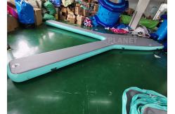China Customized Drop Stitch Y Shape Pontoon Boat Platform For Parking supplier