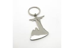 China Metal Keychain Holder in Individual Polybag Package Designer Keychain supplier