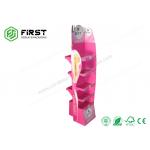 OEM Paper Shelf Stand Recyclable Cardboard Floor Display Shelf Rack Customized Printing