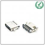 USB-31S-F-04B 3.5A Current 24P USB 3.1 Type-C Female Receptacle Socket Right Angle PCB SMT Dual Row Tab Type C Female for sale