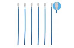 China 6.5 Inches Lint Free Paddle Dacron Head Polyester Swabs For Cleanroom supplier