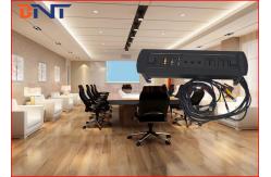 China Conference Desk Mounted Power Sockets With USB / RJ45 / VGA Connection Cables supplier