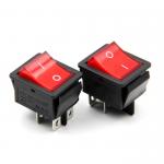 Power 4 Pin / Terminals On - Off Dpdt Rocker Switch With Light T85 16A 250V for sale