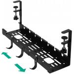 Under Desk Wire Cable Tray Organizer No Drilling Needed Carbon Steel Construction for sale