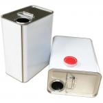 Custom Printed Polished Olive Oil Tins With Cylindrical Shape And Various Capacities