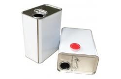 China Custom Printed Polished Olive Oil Tins With Cylindrical Shape And Various Capacities supplier